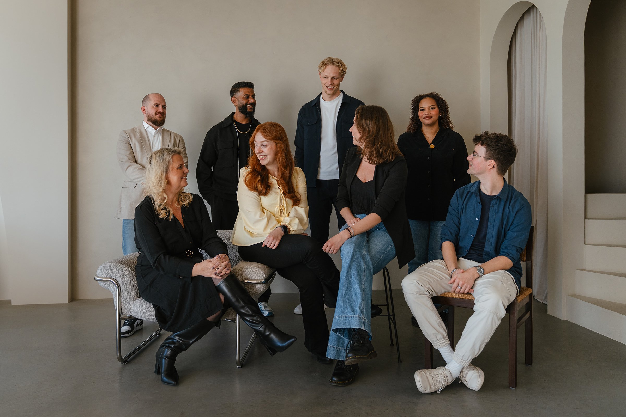 Teamfoto van Always On Marketing